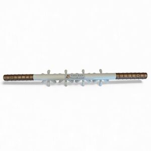Ashley Black FasciaBlaster White and Gold Massage Tool